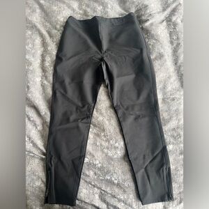 SPANX - gently worn, black pants with ankle zipper detail  - Size 14